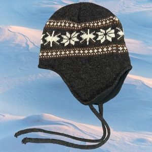 Women's Alpaca Hat 100% Alpaca Shell 100% Polyester Liner Made in U.S.A.